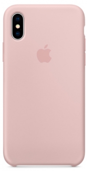 Чехол для iPhone X Apple Silicone Pink Sand